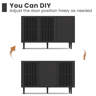 Ebern Designs Hessle Storage Cabinet 47 2 Buffet Cabinet With 3 DIY ebern-designs-hessle-storage-cabinet-47-2-buffet-cabinet-with-3-diy